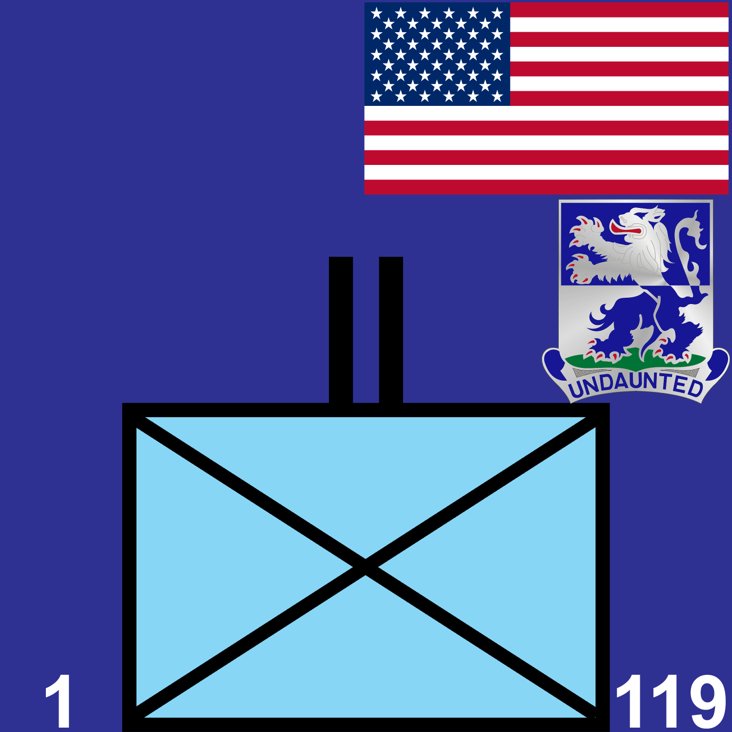 1st Battalion, 119th Infantry Regiment icon